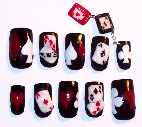 Playing_Card_custom_nails_by_The_Lady_of_Kuo